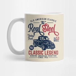 Old American classic the real steel Mug